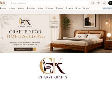 Charvi Krafts Handmade Products E-commerce Development